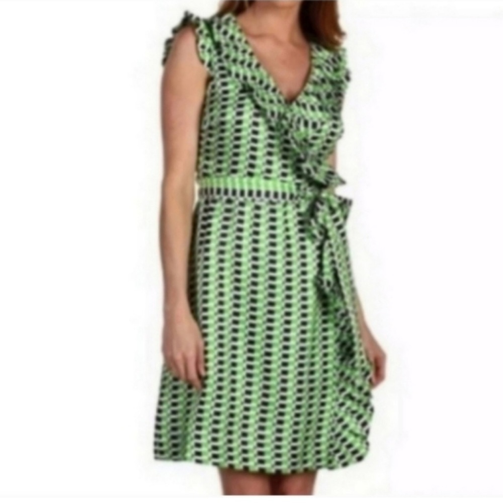 Kate Spade silk wrap dress 0